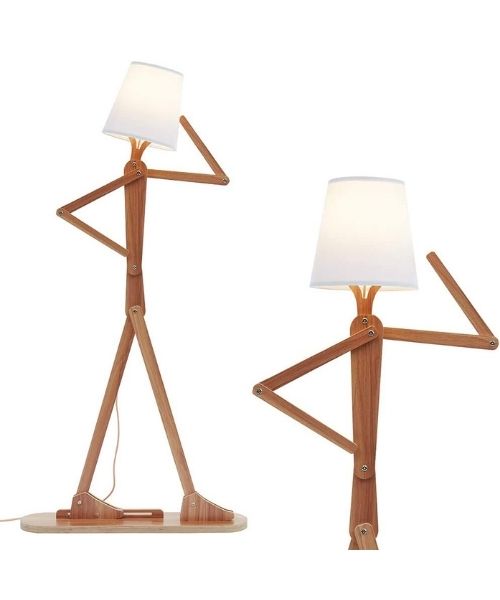 Posable Stick Figure Floor Lamp